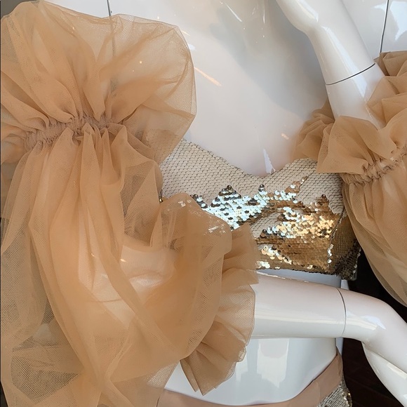 Two Piece Evening (Gold / Eggshell) - Picture 5 of 11